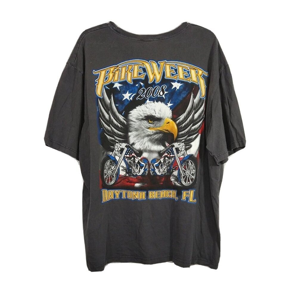 Urban Pipeline 2008 Bike Week Daytona Beach, FL T-Shirt Men Size XXL Grey - Picture 4 of 6